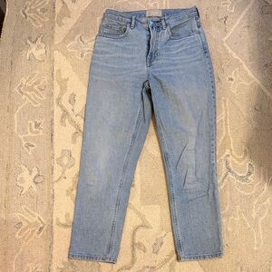 Everlane Light Blue Cheeky Crop Jeans